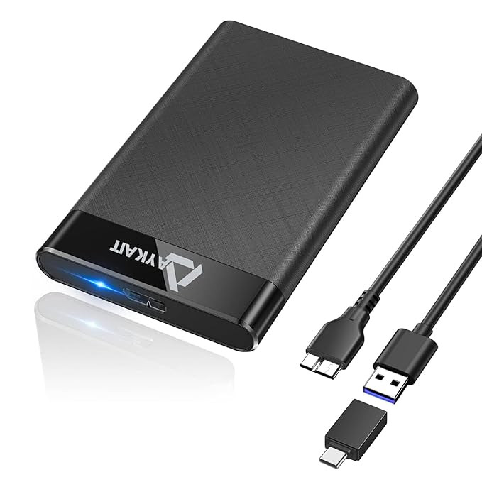 500GB USB 3.0 External HDD, Portable Hard Disk Drive Compatible with Windows, Mac, Desktop, Xbox & PS4 – 2 Years Warranty