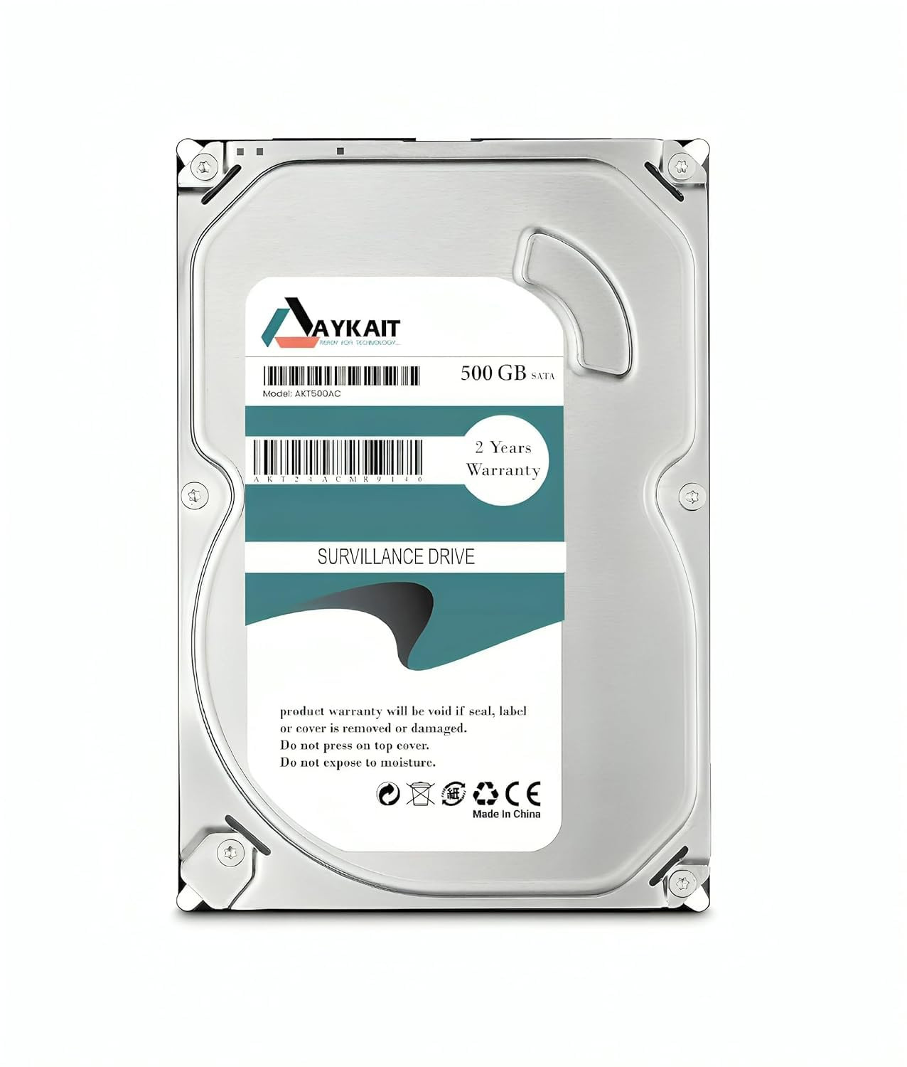 500GB Internal SATA Hard Drive – 3.5 Inch, 7200 RPM, Reliable HDD for Desktop PC & Surveillance Systems, High-Performance Storage with 2-Year Warranty