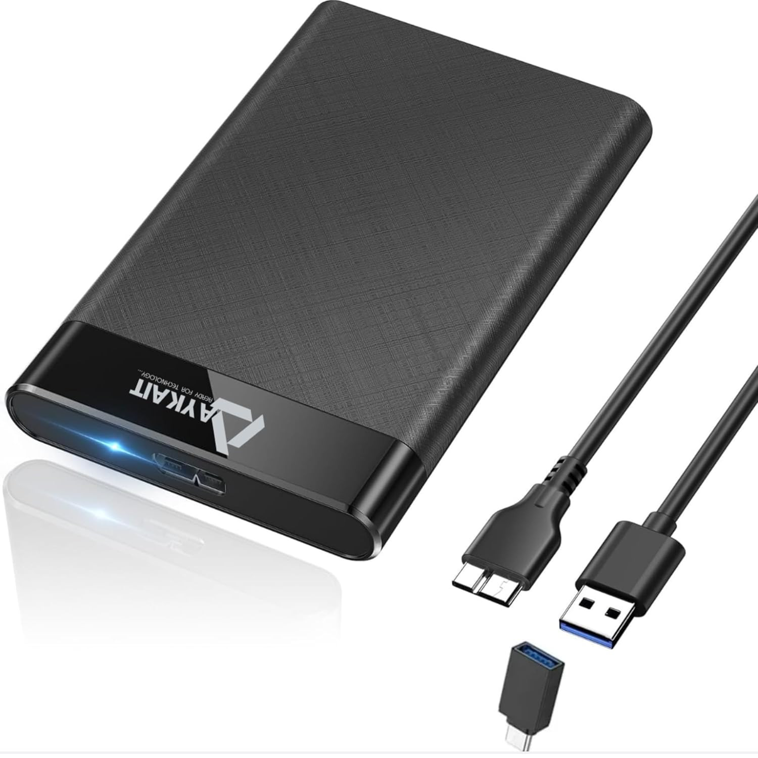 500GB USB 3.0 External HDD, Portable Hard Disk Drive Compatible with Windows, Mac, Desktop, Xbox & PS4 – 2 Years Warranty